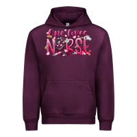 Mauve Wine one loves nurse Urban Hoodie - RacoonDesign