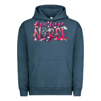 Pigment Midnight Navy one loves nurse Urban Hoodie - RacoonDesign
