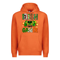 Carrot irish i was gamer st. patricks day Premium Hoodie - Neo Western
