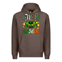 Coffee irish i was gamer st. patricks day Premium Hoodie - Neo Western