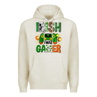 Oatmeal Heather irish i was gamer st. patricks day Premium Hoodie - Neo Western