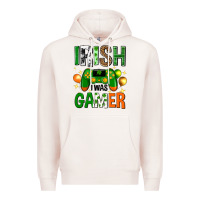 Pale Pink irish i was gamer st. patricks day Premium Hoodie - Neo Western