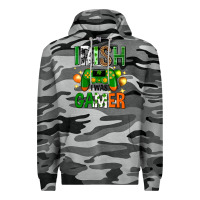 Slate Camo irish i was gamer st. patricks day Premium Hoodie - Neo Western