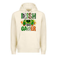 Tofu irish i was gamer st. patricks day Premium Hoodie - Neo Western