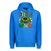 True Royal irish i was gamer st. patricks day Premium Hoodie - Neo Western