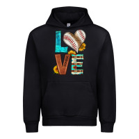Black western love baseball Urban Hoodie - HRA Design Shop