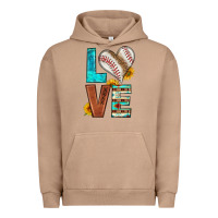 Pigment Burro western love baseball Urban Hoodie - HRA Design Shop
