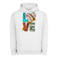 Pigment Lunar Rock western love baseball Urban Hoodie - HRA Design Shop