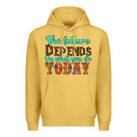 Antique Gold the future on what you do today Premium Hoodie - HRA Design Shop