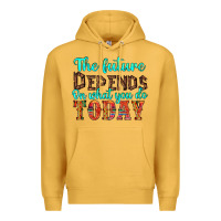 Mustard the future on what you do today Premium Hoodie - HRA Design Shop