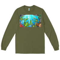 Army Green lobster sippy cup Long Sleeve Tee - BarkalooDesign
