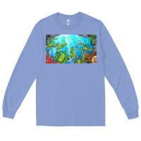 Colony Blue lobster sippy cup Long Sleeve Tee - BarkalooDesign