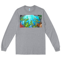 Heather Grey lobster sippy cup Long Sleeve Tee - BarkalooDesign
