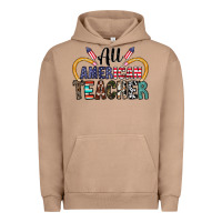 Pigment Burro all american teacher Urban Hoodie - CowhideDigitalArt