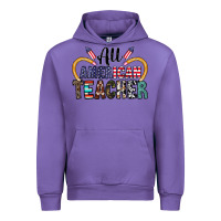 Tulip all american teacher Urban Hoodie - CowhideDigitalArt