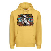 Antique Gold cowgirl Premium Hoodie - SublimationCraftShop