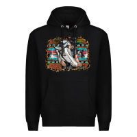 Black cowgirl Premium Hoodie - SublimationCraftShop