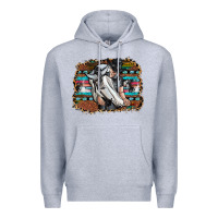 Heather Grey cowgirl Premium Hoodie - SublimationCraftShop