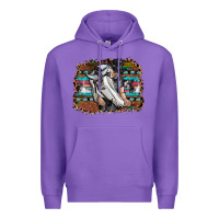 Purple cowgirl Premium Hoodie - SublimationCraftShop