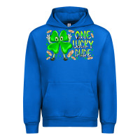 Cobalt one lucky dude Urban Hoodie - RacoonDesign