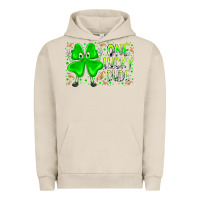 Pigment French Oak one lucky dude Urban Hoodie - RacoonDesign