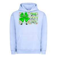 Pigment Grape Ice one lucky dude Urban Hoodie - RacoonDesign