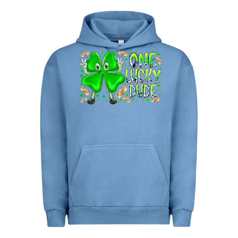 One Lucky Dude Urban Hoodie by RacoonDesign | Teevron