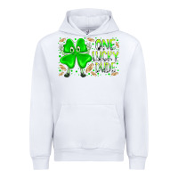 White one lucky dude Urban Hoodie - RacoonDesign