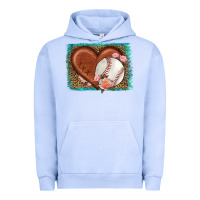 Pigment Grape Ice western leopard baseball heart Urban Hoodie - HRA Design Shop