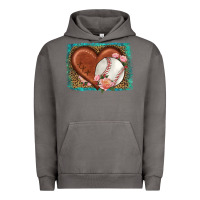 Pigment Tornado western leopard baseball heart Urban Hoodie - HRA Design Shop