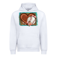 White western leopard baseball heart Urban Hoodie - HRA Design Shop