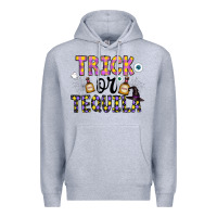 Heather Grey Tequila Premium Hoodie - CowhideDigitalArt