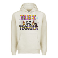 Oatmeal Heather Tequila Premium Hoodie - CowhideDigitalArt