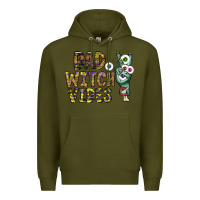 Army Green bad witch vibes Premium Hoodie - CowhideDigitalArt