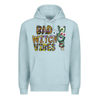 Blue Mist bad witch vibes Premium Hoodie - CowhideDigitalArt