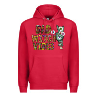 Cardinal bad witch vibes Premium Hoodie - CowhideDigitalArt