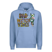 Colony Blue bad witch vibes Premium Hoodie - CowhideDigitalArt