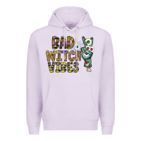 Lilac bad witch vibes Premium Hoodie - CowhideDigitalArt