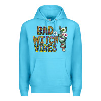 Ocean Blue bad witch vibes Premium Hoodie - CowhideDigitalArt
