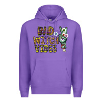 Purple bad witch vibes Premium Hoodie - CowhideDigitalArt