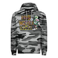 Slate Camo bad witch vibes Premium Hoodie - CowhideDigitalArt