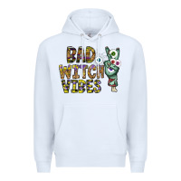 White bad witch vibes Premium Hoodie - CowhideDigitalArt