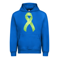 Cobalt non hodgkin lymphoma cancer ribbon fa element Urban Hoodie - FaDigitalArtStudio