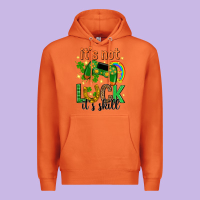 Its Not Luck Its Skill St. Patricks Day Premium Hoodie Designed By Neo Western