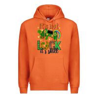 Carrot its not luck its skill st. patricks day Premium Hoodie - Neo Western