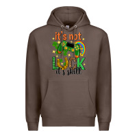 Coffee its not luck its skill st. patricks day Premium Hoodie - Neo Western