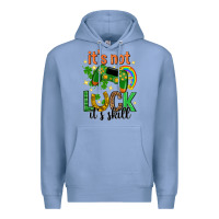 Colony Blue its not luck its skill st. patricks day Premium Hoodie - Neo Western