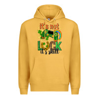 Mustard its not luck its skill st. patricks day Premium Hoodie - Neo Western