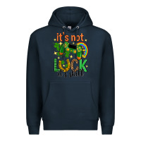 Navy its not luck its skill st. patricks day Premium Hoodie - Neo Western