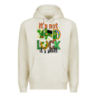 Oatmeal Heather its not luck its skill st. patricks day Premium Hoodie - Neo Western